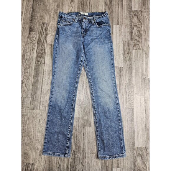 Levi's Jeans Womens 6 Blue Mid Rise Skinny Stretch Denim 5-Pocket Zip Fly - Picture 1 of 12